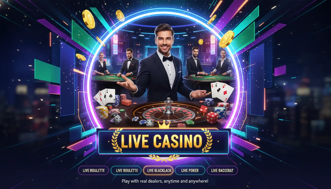 Jonny Jackpot live casino games